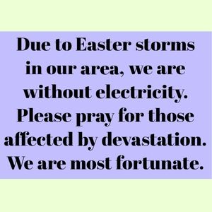 Closed until storm damage is repaired.